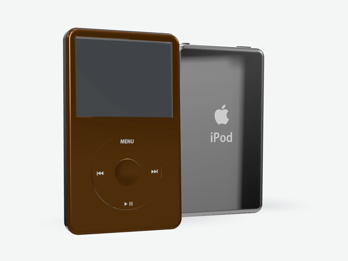 iPod 5th Gen Video - Brown Aluminum Frame Swap