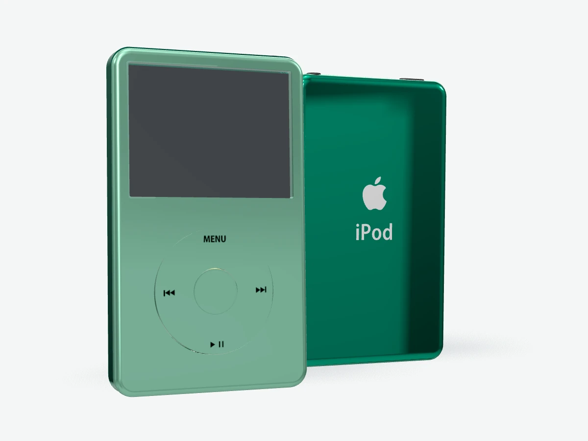iPod 5th Gen Video - Mint Green Aluminum Frame Swap