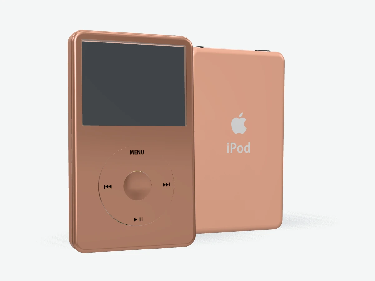 iPod 5.5 Gen Video - Rose Gold Aluminum Frame Swap