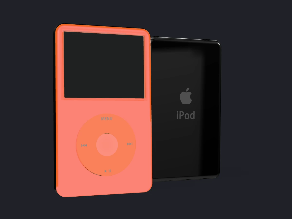 iPod Classic 6th/6.5 Gen - Orange Fluorescent