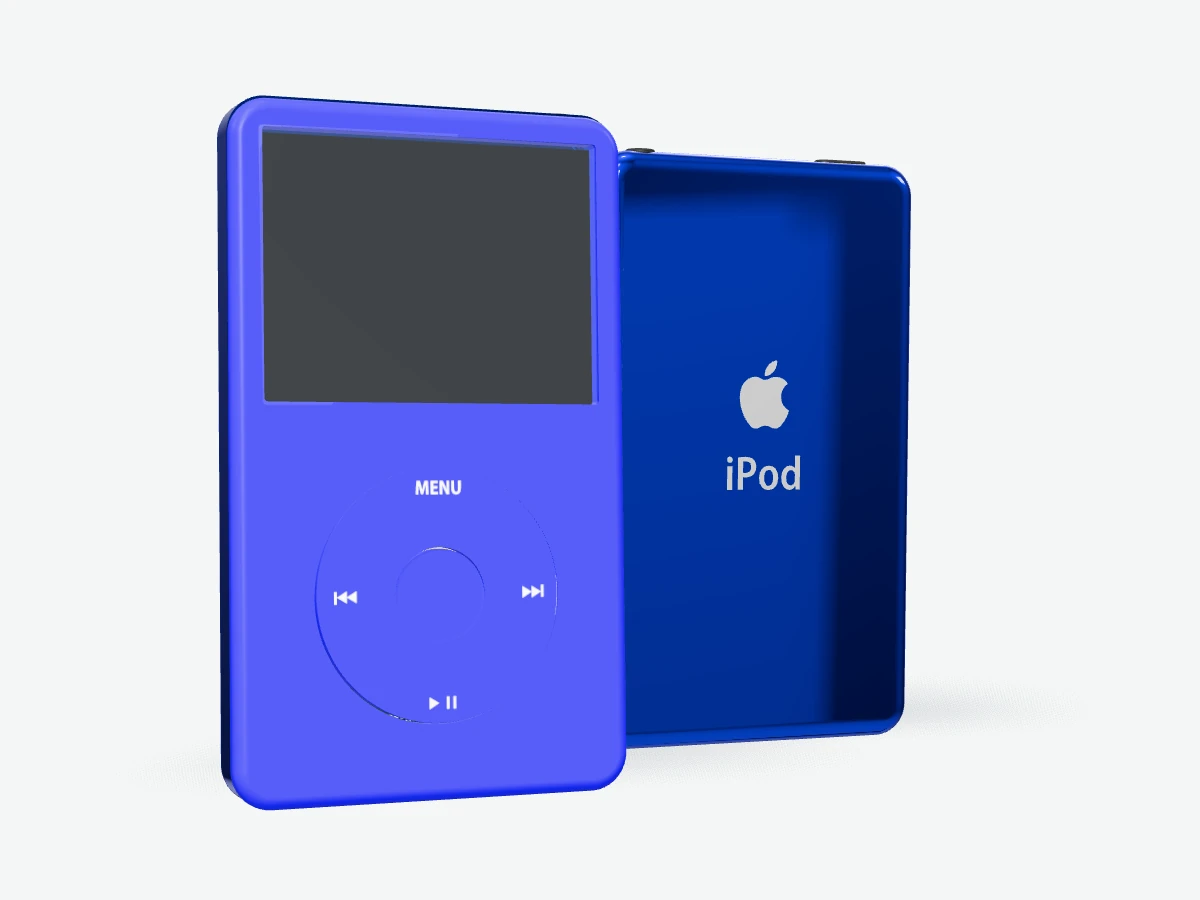 iPod Classic 7th Gen - Blue Opaque