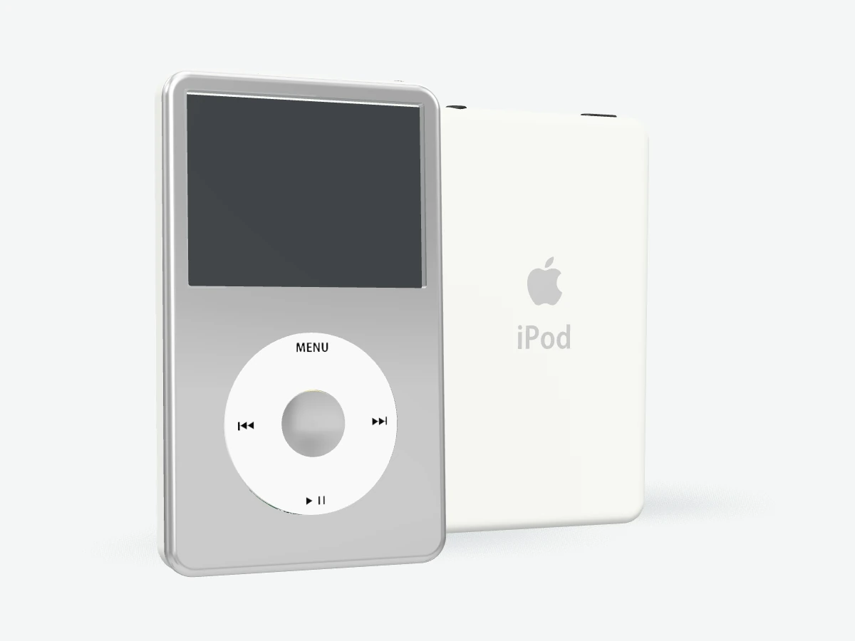 iPod Classic 6th/6.5 Gen - White Aluminum