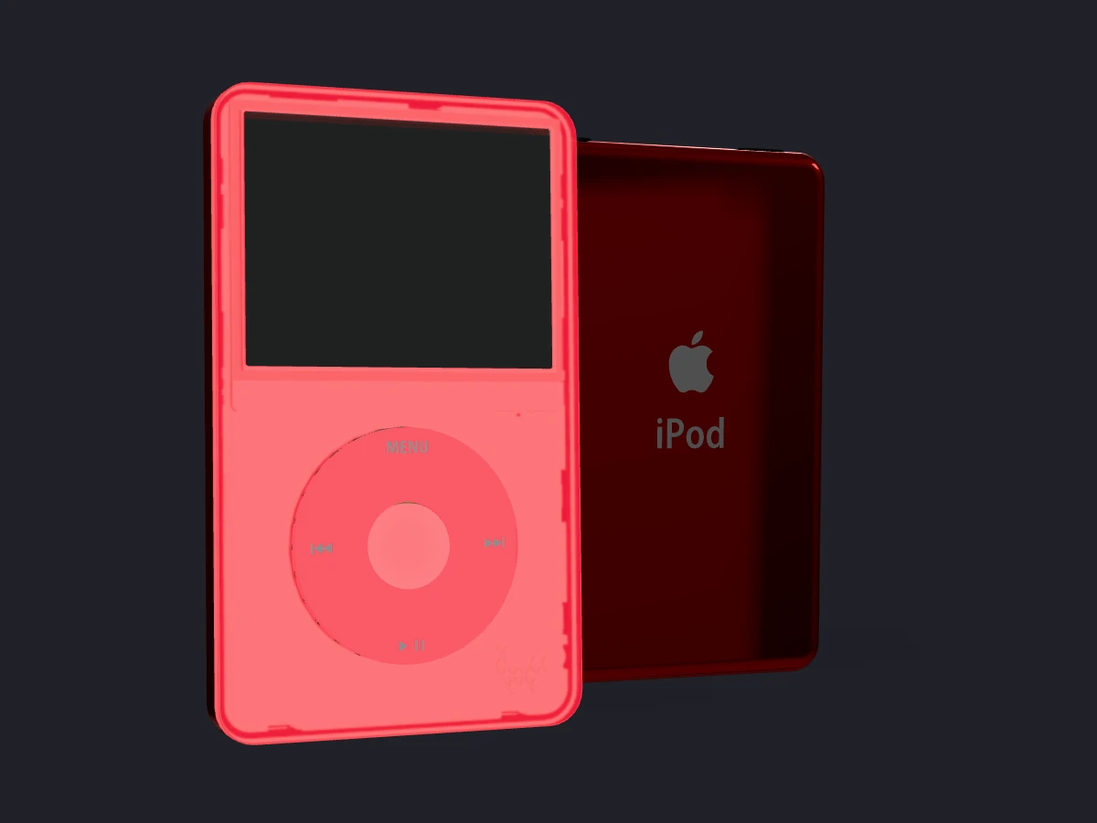 iPod 5th Gen Video - Red Fluorescent
