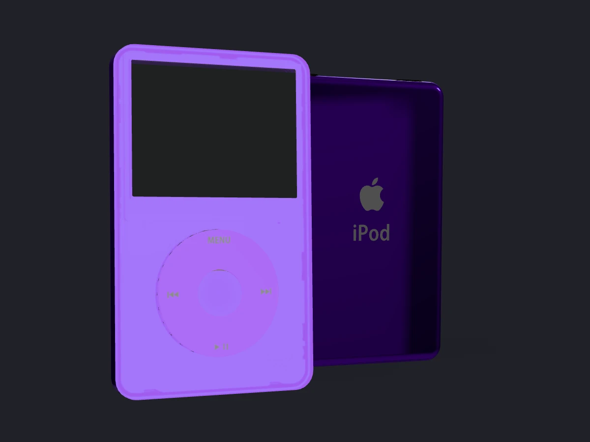 iPod 5.5 Gen Video - Purple Glow in the Dark
