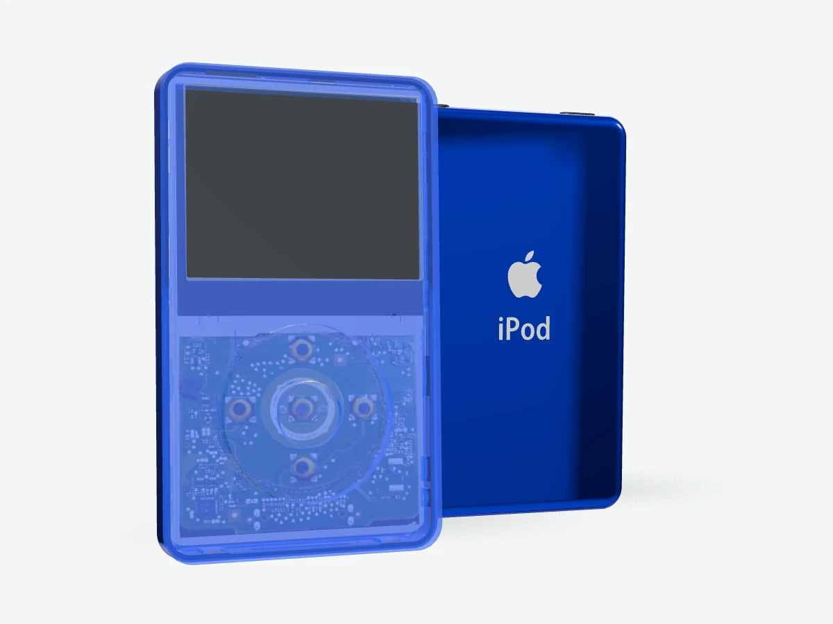 iPod 5.5 Gen Video - Blue Transparent