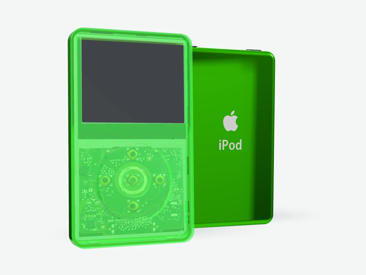 iPod 5.5 Gen Video - Green Transparent